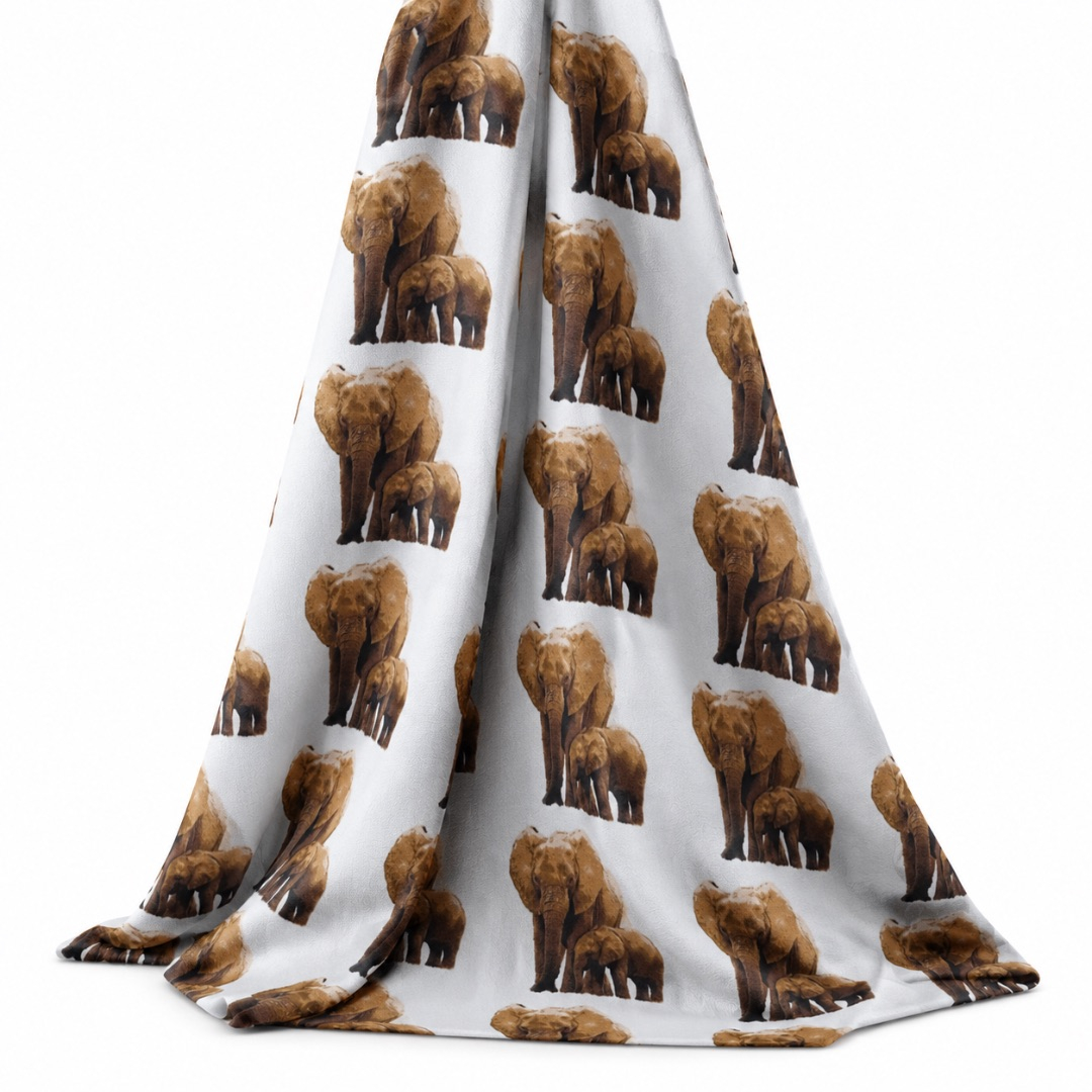 Premium Elephant Print Ishiagu Material