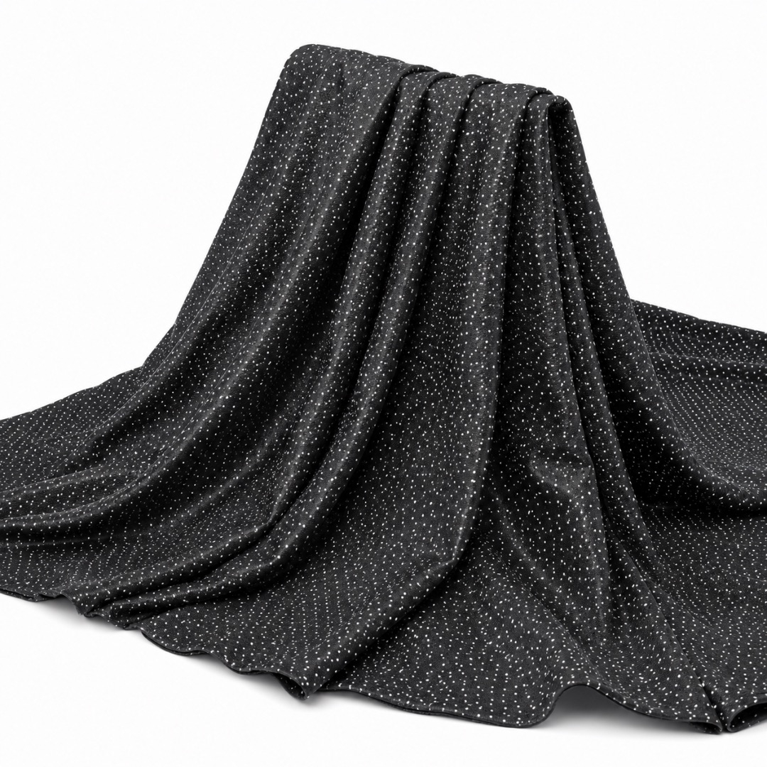 Premium Black Stone Sample Fabric Material