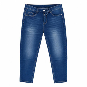 Mens Blue Denim Jeans with patch
