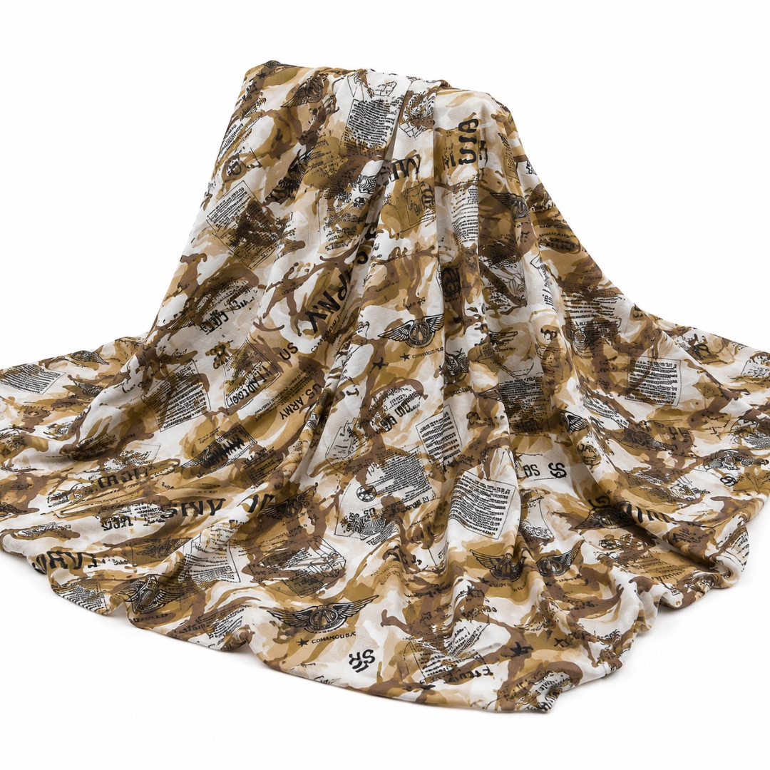 Premium Desert Camo John Cross Chinos Fabric Material