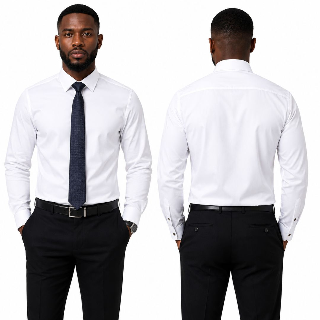 Mens Premium Long Sleeve Corporate Dress Shirt