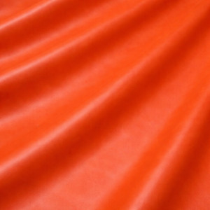 Premium Vibrant Orange Smooth Leather Sheet