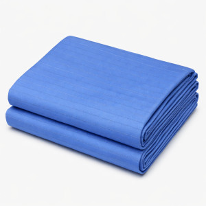 Light Blue Pinstripe Suiting Fabric