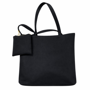 Cartoon Graphic Canvas Tote Bag with Long Handles