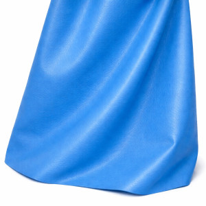 Blue Synthetic Leather Fabric PU Upholstery Material