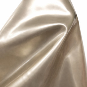 Metallic Silver Synthetic Leather Fabric