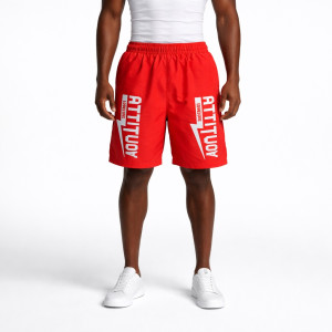 Mens Red Sports Training Shorts