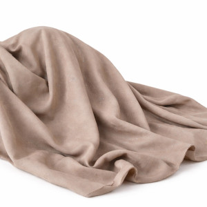 Luxury Beige Speckled Soft Fabric
