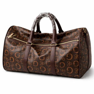 Premium Brown Monogram Travel Duffel Bag