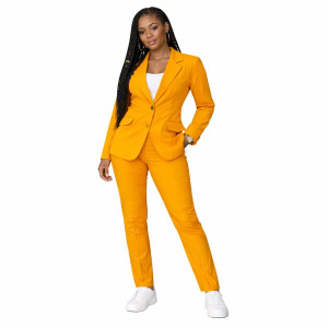 Elegant Tailored Blazer and Pants two piece Set