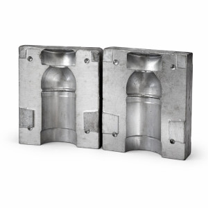 Aluminum Bottle Mold Casting Tool       Dual Cavity Industrial Form