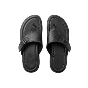 Mens Adjustable Wide Strap Thong Sandals
