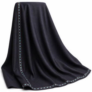 Premium Navy Blue Plain Fabric Roll