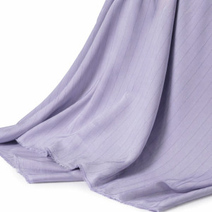 Premium White Pinstripe Elegant Fabric Material