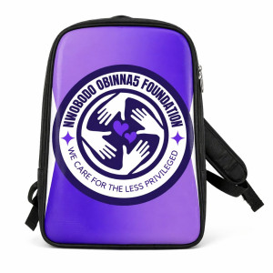 Compact Fabric Sling Backpack with Adjustable Strap