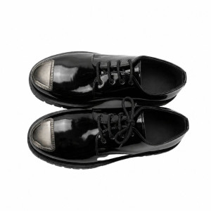 Mens Black Patent Leather Formal Shoes