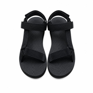 Versatile Black Utility Strap Trekking Sandal