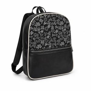 Modern Letter Print Fashion Backpack