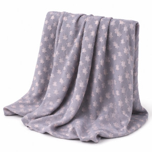 Lavender Textured Polka Dot Chiffon Fabric Material