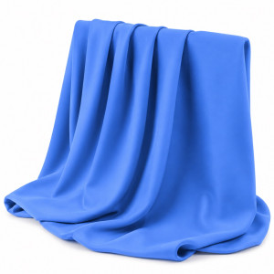 Royal Blue Plain Crepe Fashion Fabric Material