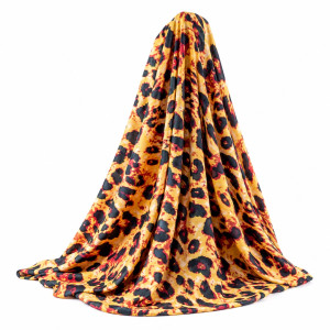 Luxury Gold Leopard Print vintage Fabric