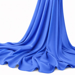 Luxury Royal Blue Satin Fabric