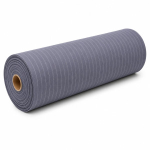 Quality Grey Vertical Pinstripe Fabric