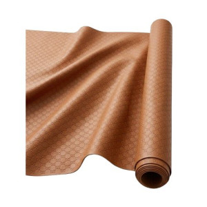 Tan Debossed Link Pattern Apparel and Accessory Material