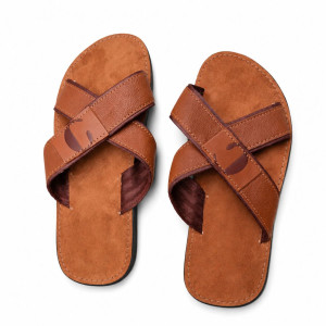 Men Tan Leather Style Palms