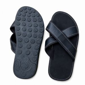 Men Black Urban Cross Strap Palms