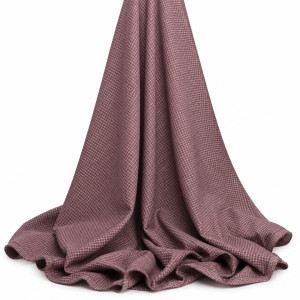 Mens  Dusty Mauve Textured Senator Fabric Material