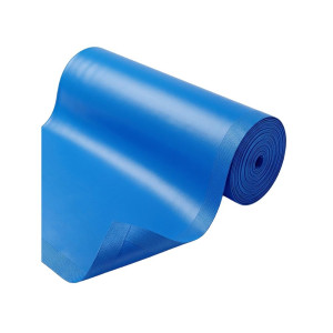Premium Blue Leather Material
