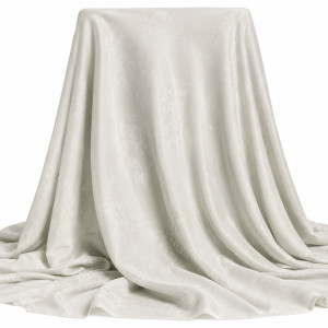Luxury Ivory Botanical Jacquard Senator material