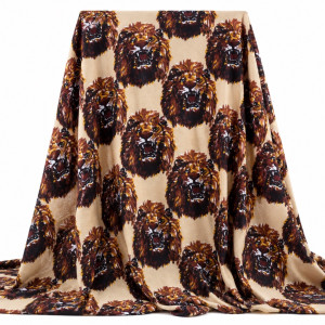 Luxury Beige Royal Isi Agu Traditional Native fenico Fabric