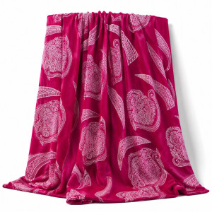 Luxury Pink Royal Paisley Traditional Fenico Fabric
