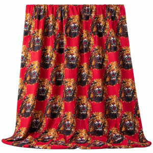Luxury Red Royal Isi Agu Traditional Fenico Fabric