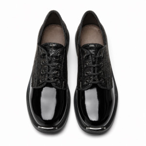Mens Glossy Lace Up Formal Shoe