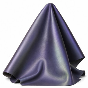 Deep Blue Pebbled Texture Faux Leather Material