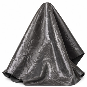 Crinkled Textured Material  Dark Color