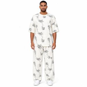 Floral Print Lounge Top & Pants Set