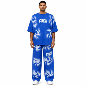 Crush Graphic Print Top & Pants Set