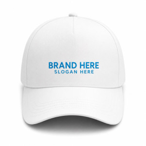 Premium White Embroidered Baseball Cap