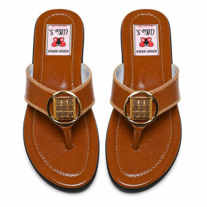 Womens Comfort Thong Wedge Sandal