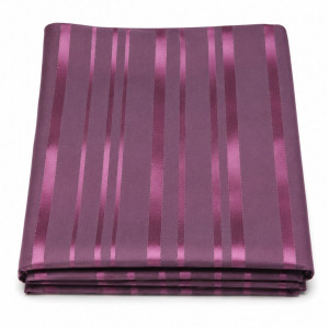 Premium Purple Satin Stripe Fabric