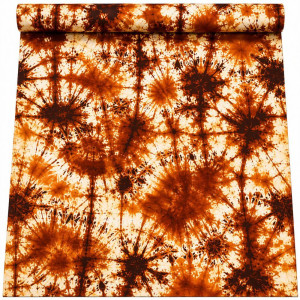 Brown and Cream Adire Vintage Fabric
