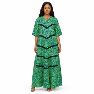 Womens Printed Maxi Dress