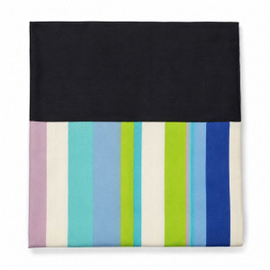 Vintage Multicolor Vertical Stripe Fabric
