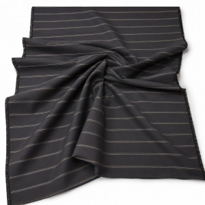 Tesil Black Pinstripe Fabric
