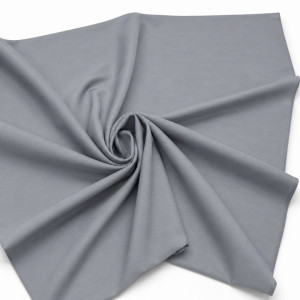 Light Grey Cotton Fabric for Tailoring