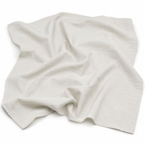 White Embossed Cotton Fabric